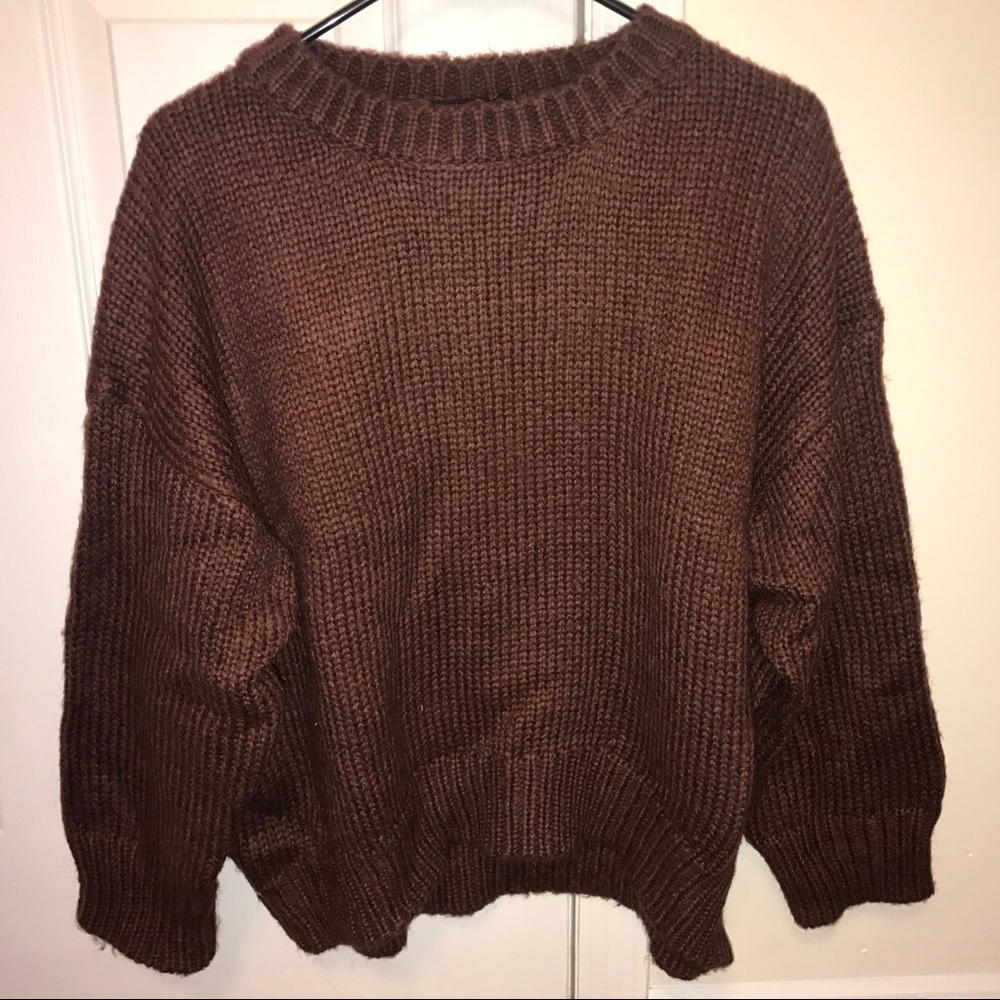 Maroon Chunky Sweater